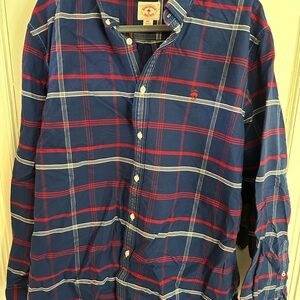 Men’s Brooks Brothers Red Fleece Shirt Size xxl